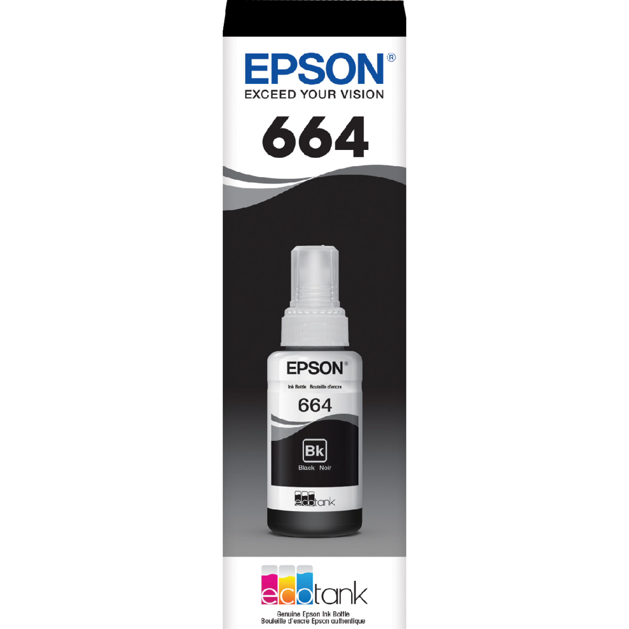 Epson T664120 Al Botella De Tinta Negra 70 Ml L200 Pcmart 4214