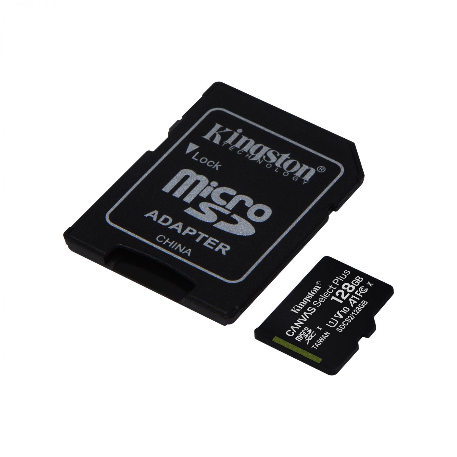 Карта памяти microsdxc kingston canvas select plus 128 гб sdcs2 128gbsp